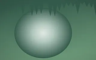 Spring Rain Cave X — light white and green cave background, variation X