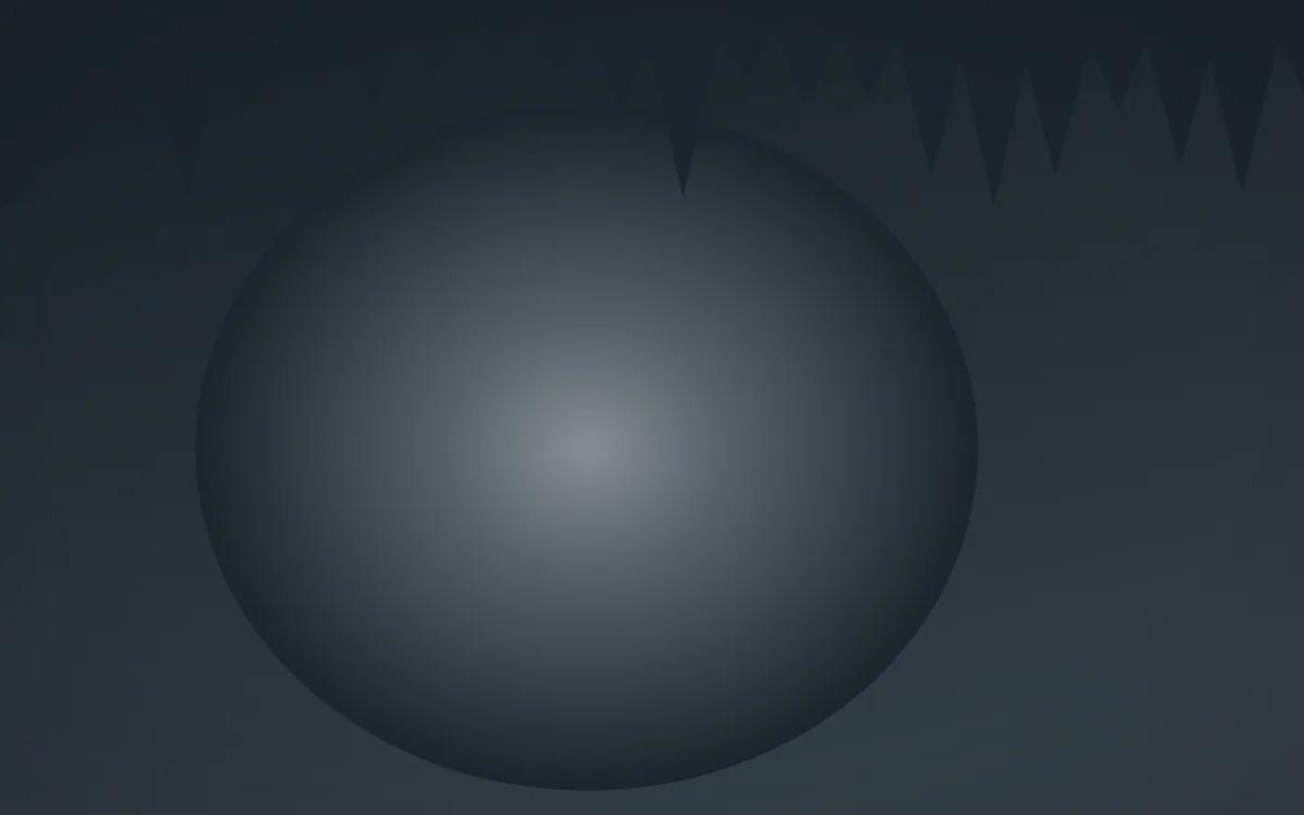 Storm Light Cave — dark grey and blue cave background