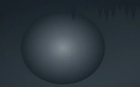 Storm Light Cave — dark grey and blue cave background