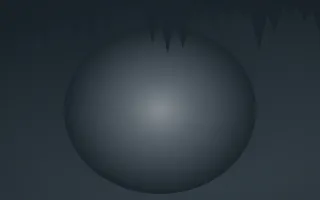 Storm Light Cave II — dark grey and blue cave background, variation II