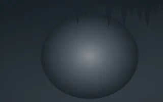 Storm Light Cave IX — dark grey and blue cave background, variation IX