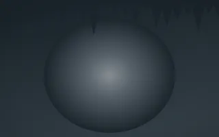 Storm Light Cave V — dark grey and blue cave background, variation V
