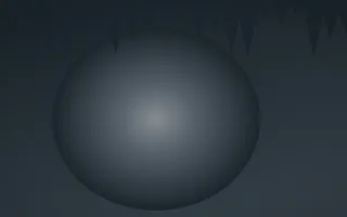 Storm Light Cave VII — dark grey and blue cave background, variation VII
