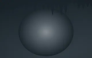 Storm Light Cave VIII — dark grey and blue cave background, variation VIII