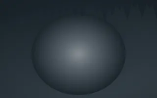 Storm Light Cave XI — dark grey and blue cave background, variation XI