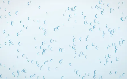 Arctic Frost Moons Dense — light blue and white celestial background