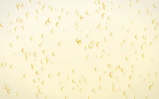 Buttercream Moons Dense — light gold, yellow and white celestial background