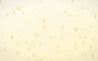Buttercream Moons II — light gold, yellow and white celestial background, variation II
