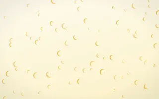 Buttercream Moons III — light gold, yellow and white celestial background, variation III