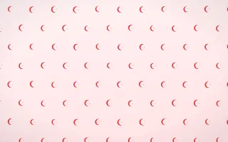 Crimson Moons — light red and white celestial background