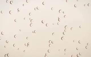 Espresso Moons — light brown, orange and beige celestial background
