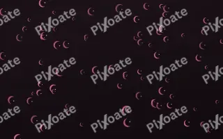 Flamingo Noir Moons — dark pink and black celestial background