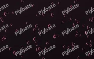 Flamingo Noir Moons II — dark pink and black celestial background, variation II