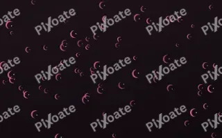 Flamingo Noir Moons III — dark pink and black celestial background, variation III