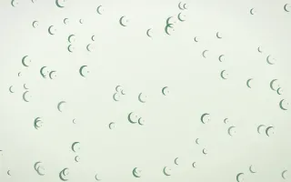 Forest Cream Moons — light green and white celestial background
