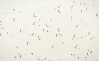 Fresh Linen Moons — light yellow and white celestial background