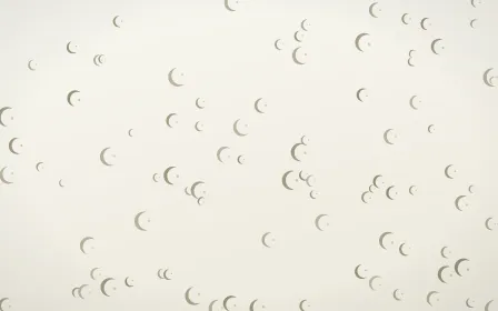 Fresh Linen Moons — light yellow and white celestial background