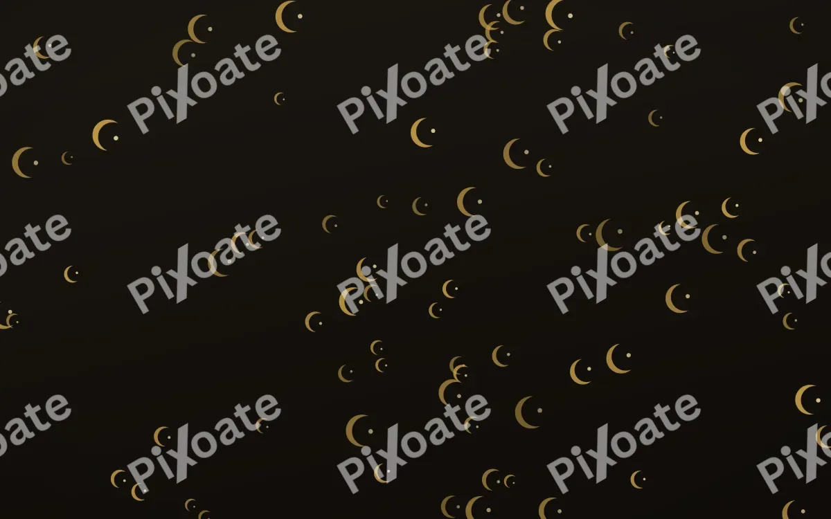 Golden Noir Moons — dark gold, yellow and black celestial background