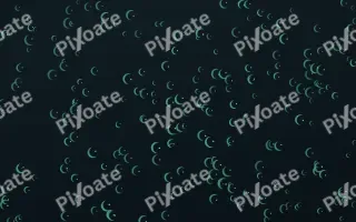 Midnight Garden Moons Dense II — dark green and black celestial background, variation II
