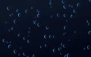 Midnight Moons III Midnight Moons III — dark blue celestial background, variation III