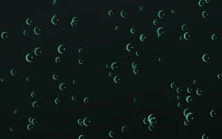 Mint Noir Moons III — dark green and black celestial background, variation III