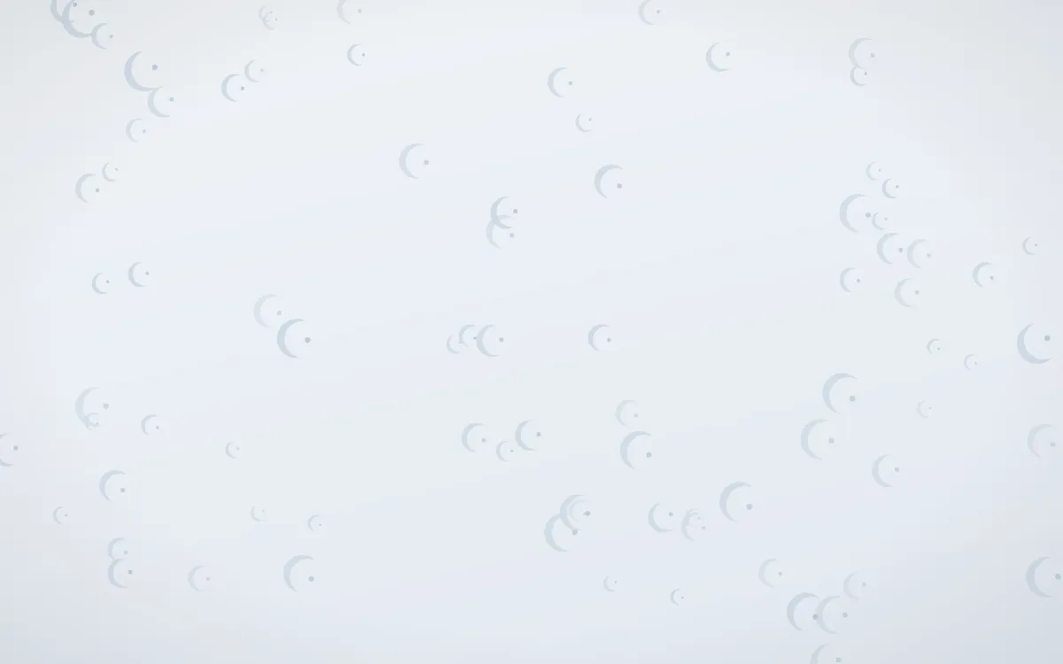 Mist Blue Moons — light blue and white celestial background