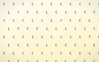 Navy Cream Moons — light blue and white celestial background