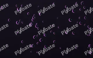 Neon Noir Moons — dark purple, teal and black celestial background