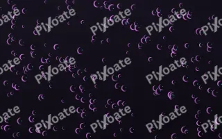Neon Noir Moons Dense II — dark purple, teal and black celestial background, variation II