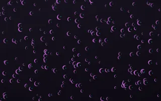 Neon Noir Moons Dense III — dark purple, teal and black celestial background, variation III