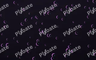 Neon Noir Moons II — dark purple, teal and black celestial background, variation II