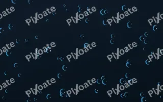 Ocean Ink Moons III — dark blue celestial background, variation III