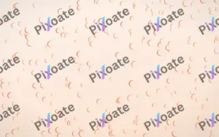 Peach Fuzz Moons Dense — light orange and white celestial background