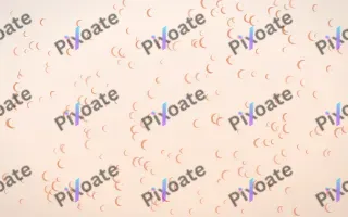 Peach Fuzz Moons Dense III — light orange and white celestial background, variation III