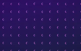 Plum Moons — dark purple celestial background