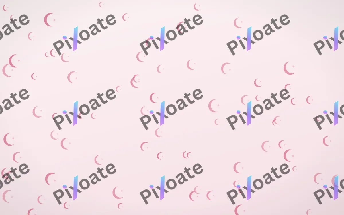 Rosewater Moons — light pink and white celestial background