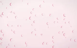 Rosewater Moons — light pink and white celestial background