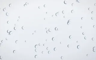 Slate Mist Moons III — light blue and white celestial background, variation III