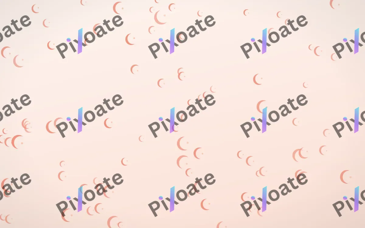 Sorbet Moons — light red, orange and white celestial background
