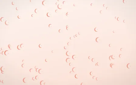 Sorbet Moons — light red, orange and white celestial background