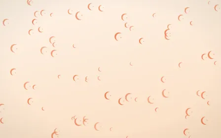 Sunset Pop Moons — light orange and beige celestial background
