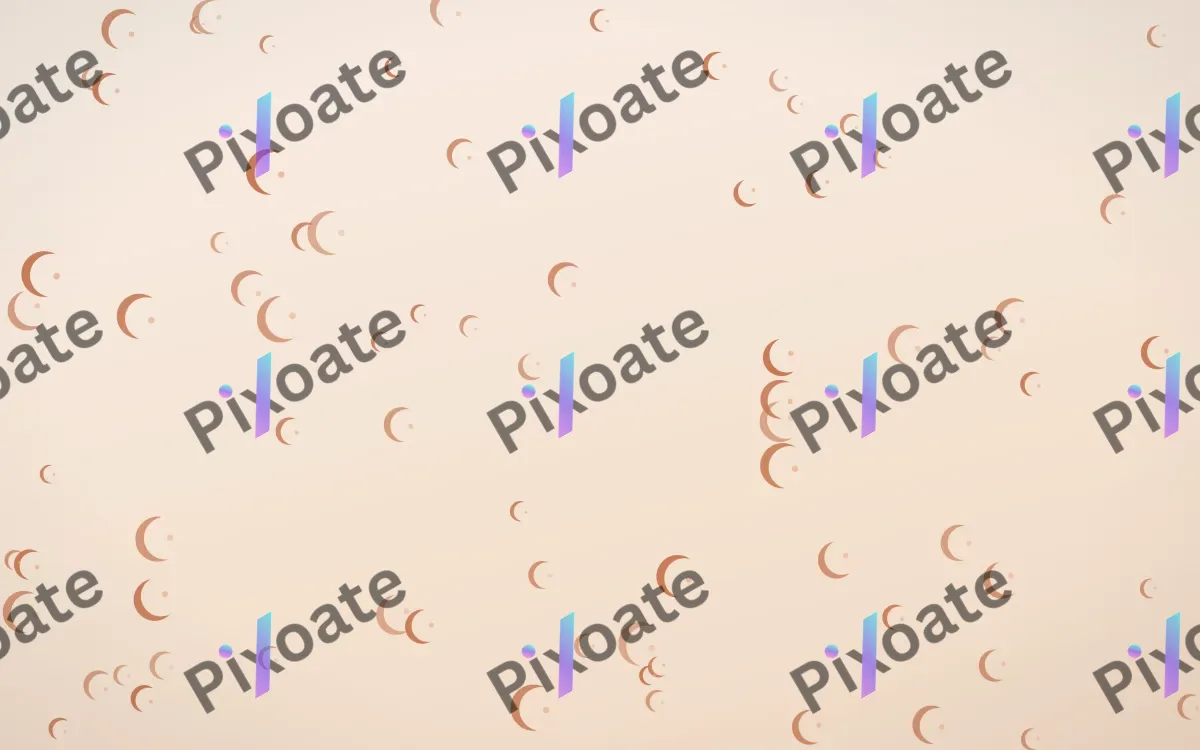 Terracotta Moons — light orange and beige celestial background