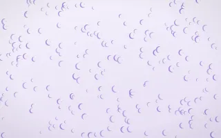 Wisteria Moons Dense — light purple and white celestial background