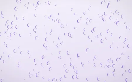 Wisteria Moons Dense — light purple and white celestial background