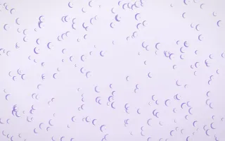 Wisteria Moons Dense III — light purple and white celestial background, variation III