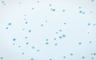 Arctic Frost Planets II — light blue and white celestial background, variation II