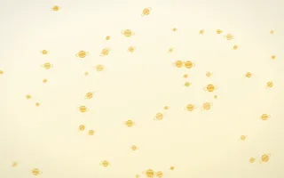 Buttercream Planets — light gold, yellow and white celestial background