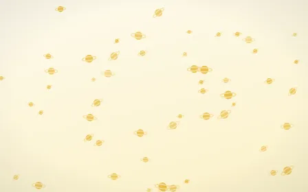 Buttercream Planets — light gold, yellow and white celestial background