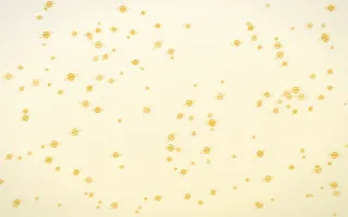 Buttercream Planets Dense — light gold, yellow and white celestial background