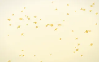Buttercream Planets III — light gold, yellow and white celestial background, variation III